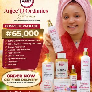 Egyptian whitening body and face set