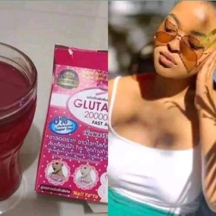 Gluthaberry skin supplement drink