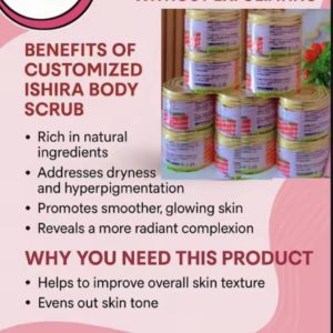 Customized ishira body scrub